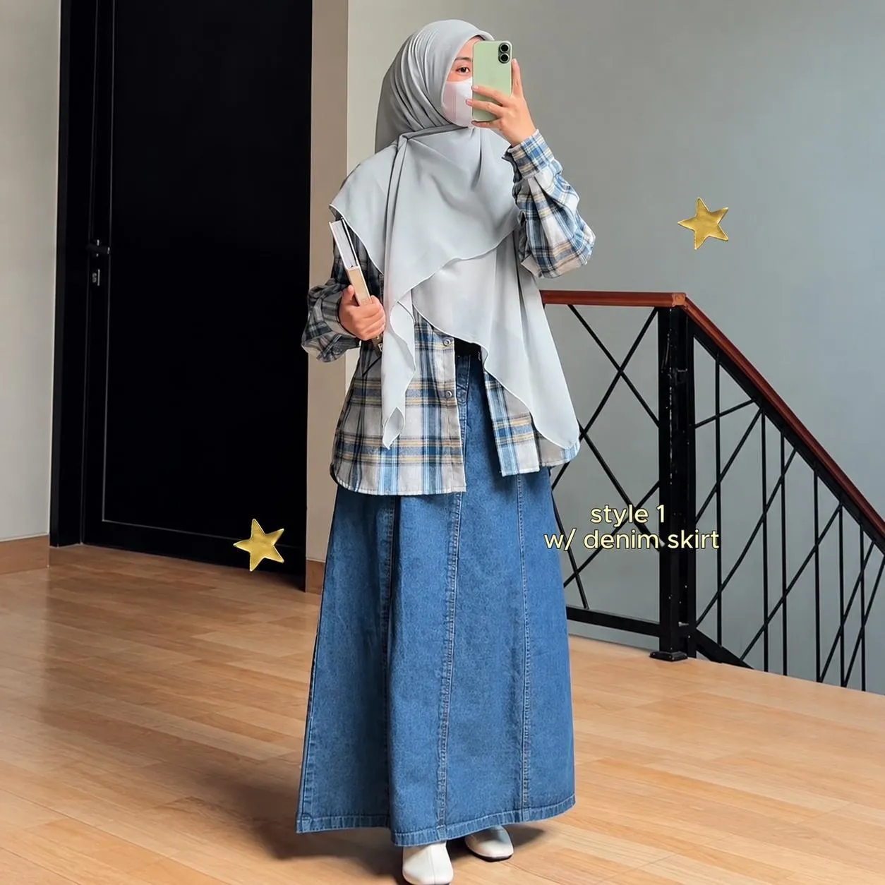 KEMEJA FLANEL SHIRT REMAJA GEN Z BY ARUNAOUTFIT