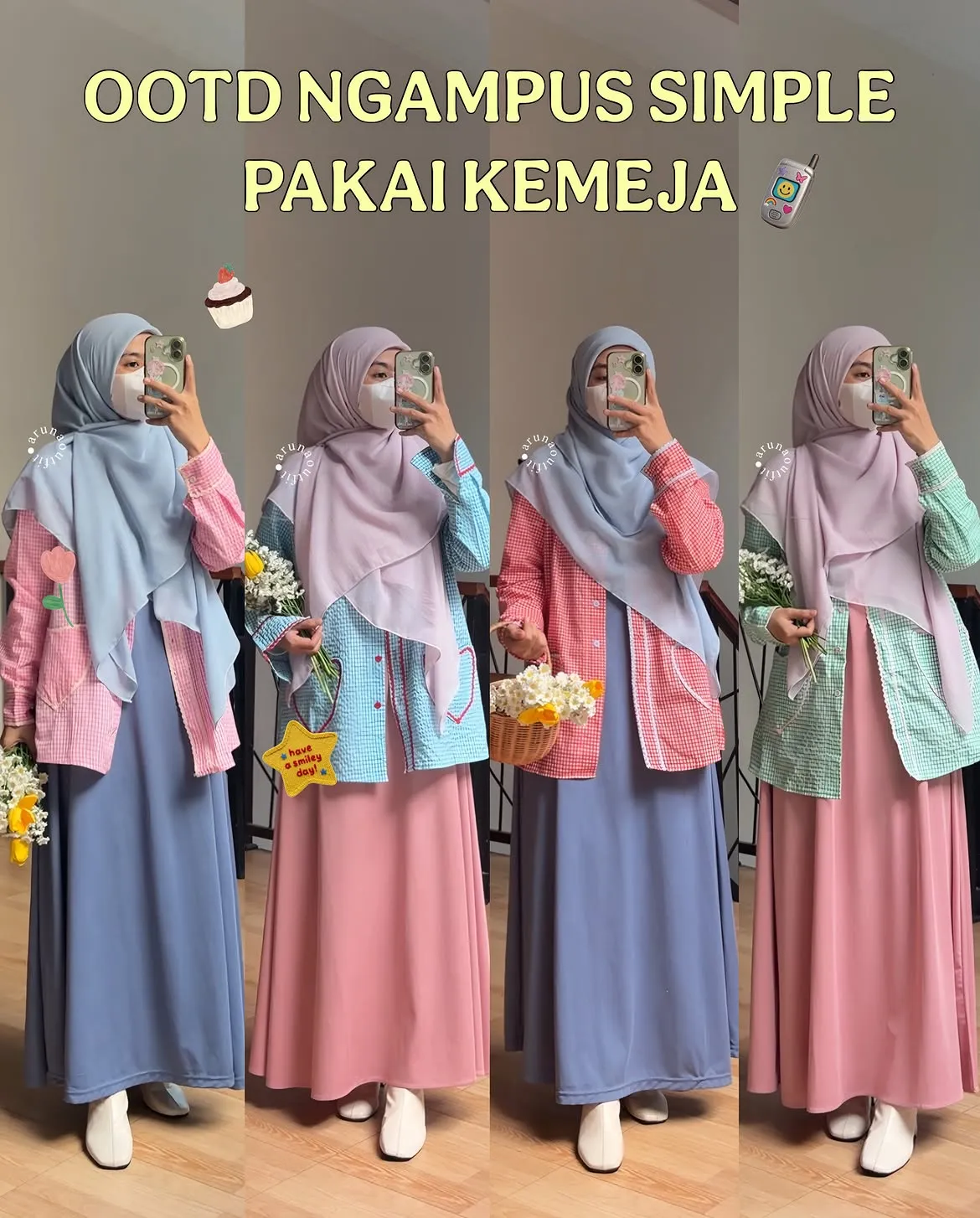 TARTAN SIMPLE SHIRT BY ARUNAOUTFIT